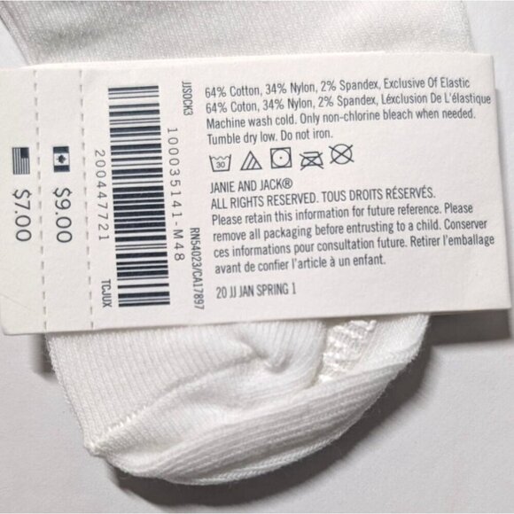 Janie And Jack Eyelet Bonnet and Socks Baby 0-3 Months Prairie Floral Cotton - Picture 6 of 8